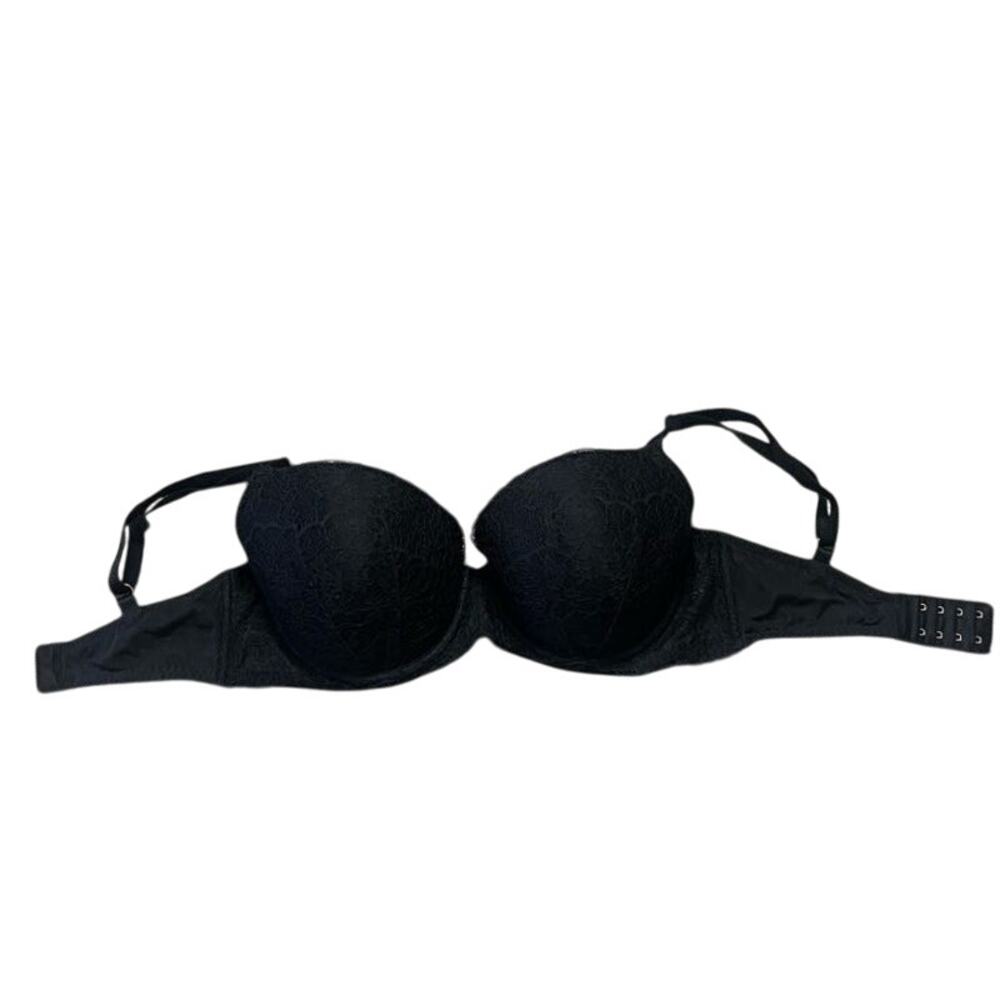 Victoria's Secret Dream Angels Demi Casual Push-Up Bra Lingerie Black 32DDD
